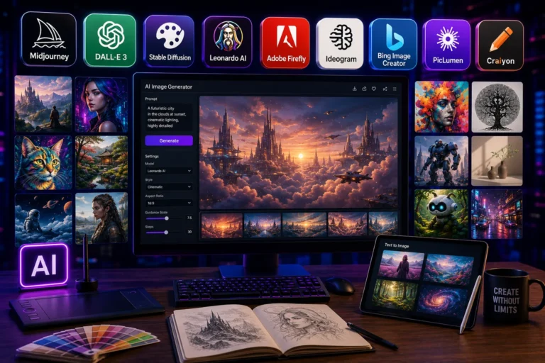 AI Tools for Image Generation in 2026 — 9 Best Options (Free & Paid)