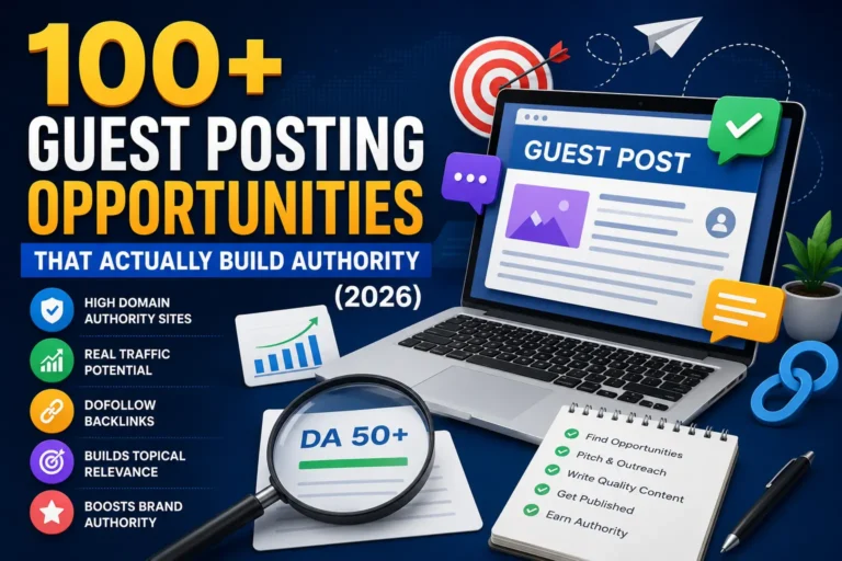 Guest Posting Opportunities