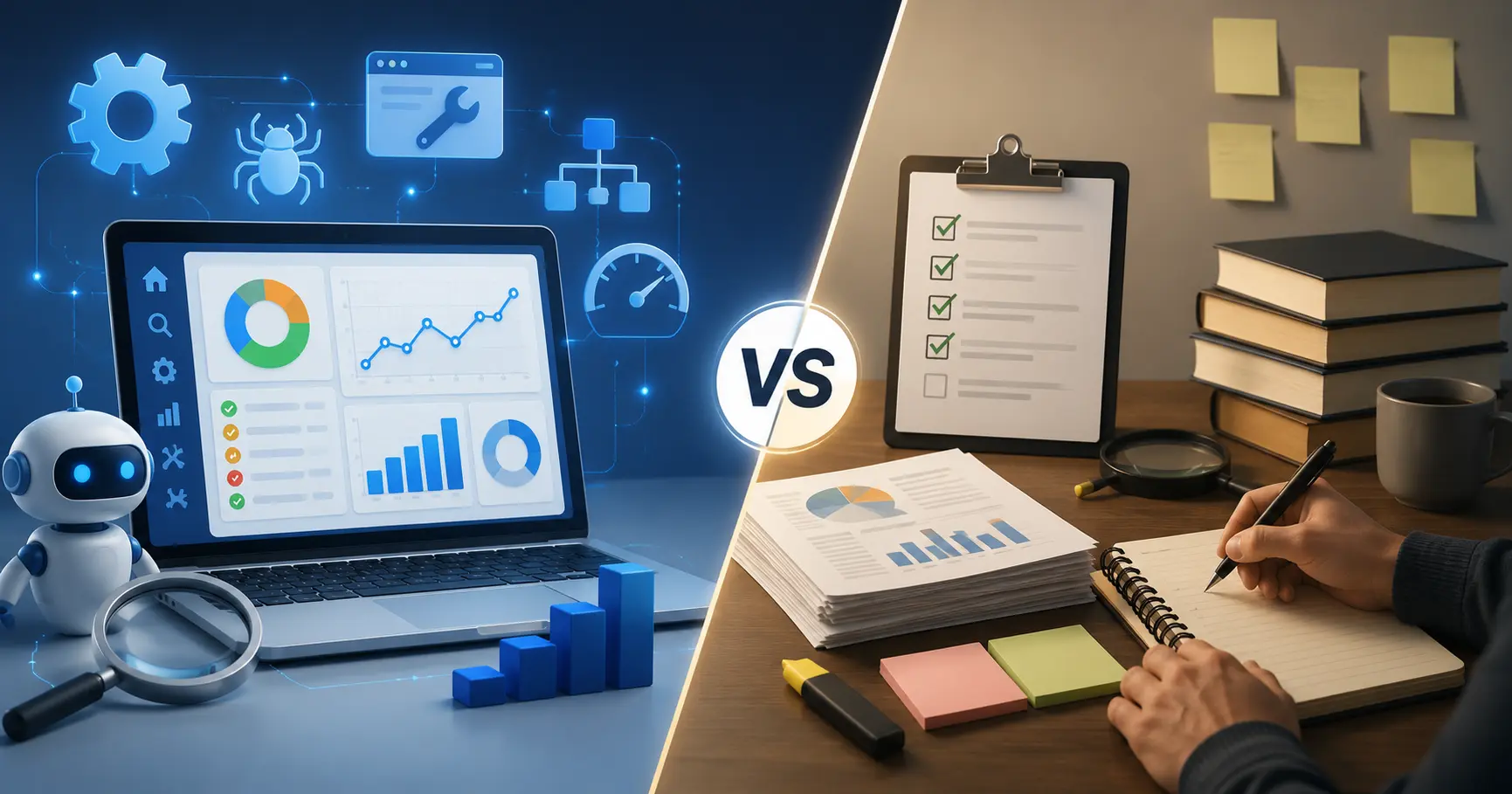 Technical SEO Tools vs. Manual Auditing