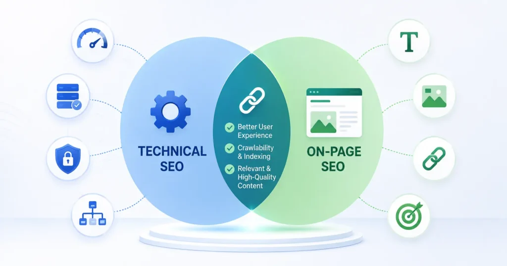 Technical-SEO-and-On-Page-SEO-Overlap
