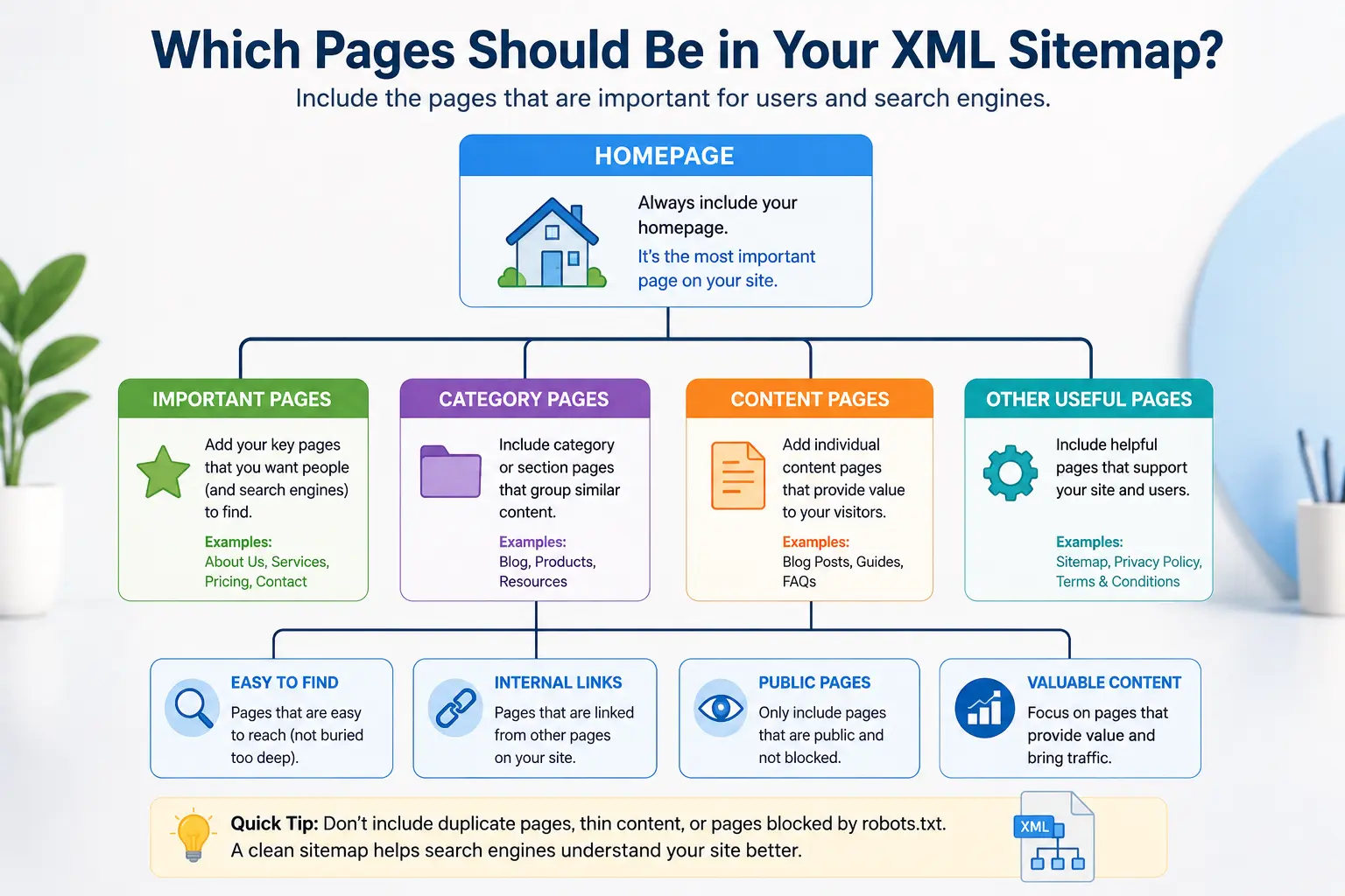 Which Pages Should Be in Your XML Sitemap?